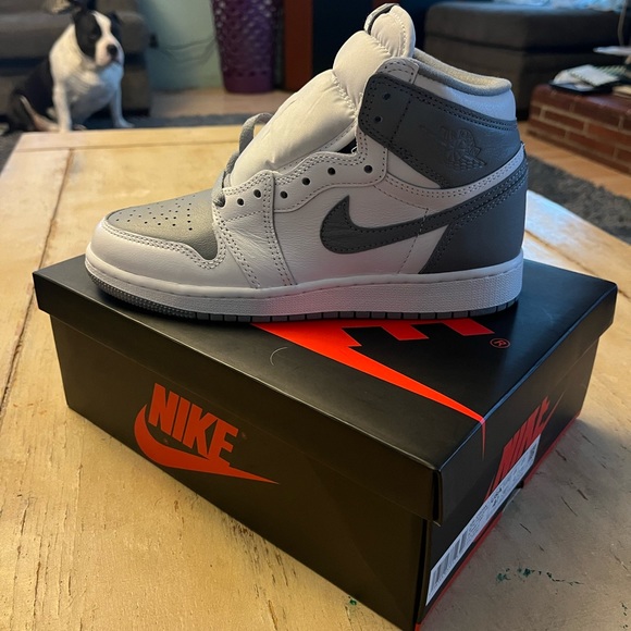 Got these Jordan 1 mid OG Stelth didn't fit but was late to 30 day return fee